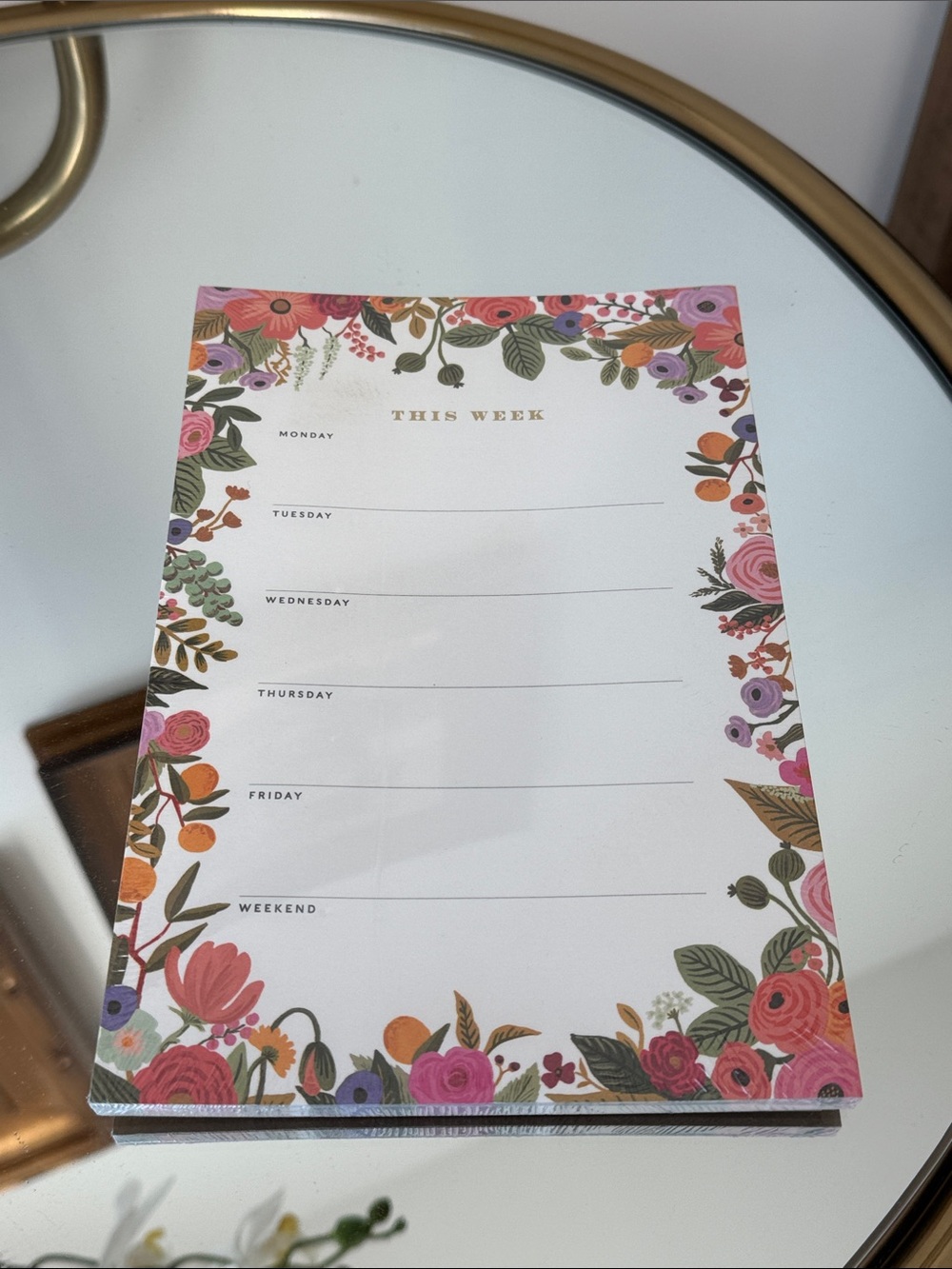 Rifle Paper Co. Weekly Memo Notepad